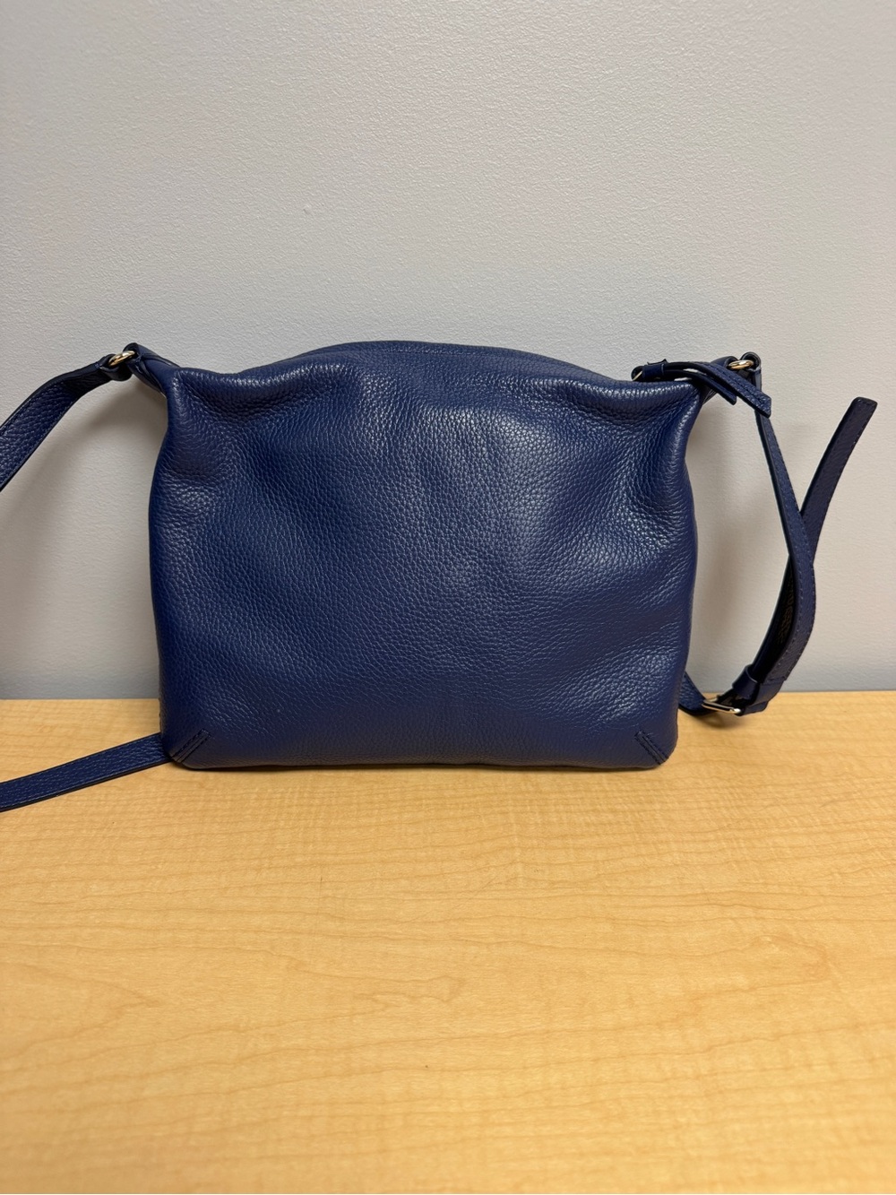 kate spade Navy Pebbled Leather Crossbody Bag - Picture 2 of 5